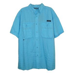 NWT BlackTip Mens Vented UPF 30 Moisture Wicking Outdoor Fishing Shirt Size XXL
